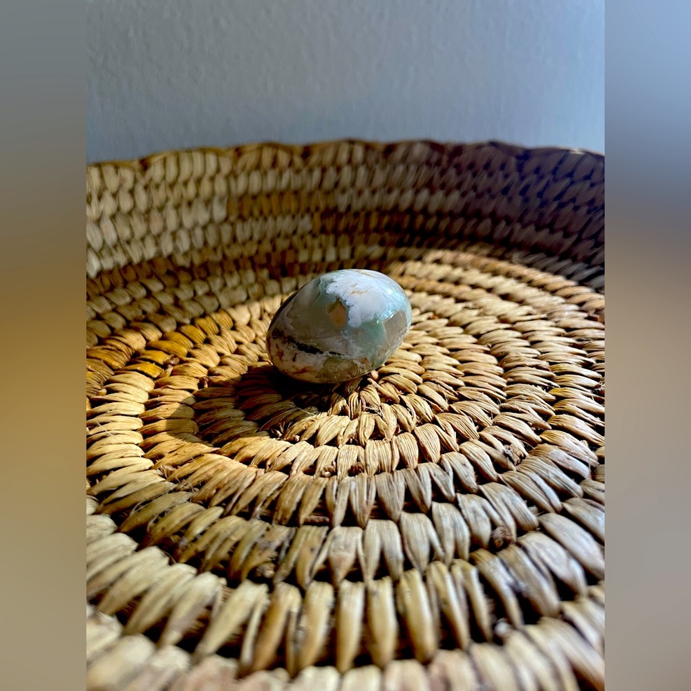 Flower Agate Egg